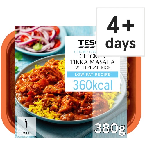 Tesco Calorie Controlled Chicken Tikka Masala & Pilau Rice (380g