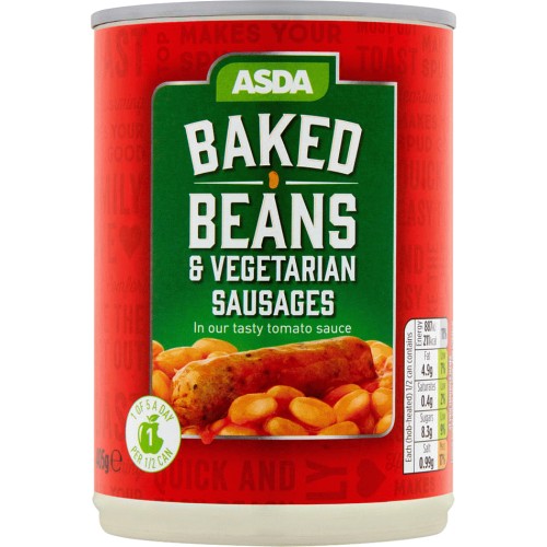 Baked Beans with Vegetarian Sausages (400g) Compare Prices Trolley