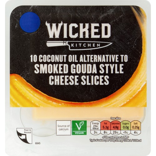 Wicked Kitchen Alternative To Smoked Gouda Style Flavour Slices (200g