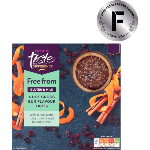 Sainsbury's Free From Hot Cross Tarts Taste the Difference (4 x 190g