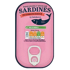 Sainsbury's Sardines in Tomato Sauce (120g) Compare Prices & Where To