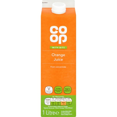 Tropicana Original Orange Juice with Bits (1.4 Litre) Compare Prices