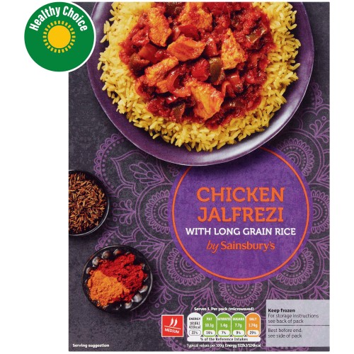Sainsbury's Chicken Jalfrezi & Pilau Rice Ready Meal For 1 (400g) Compare Prices & Where To