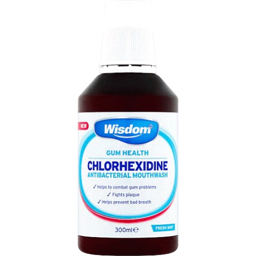 Wisdom Chlorhexidine Mint Mouthwash (300ml) Compare Prices & Where To