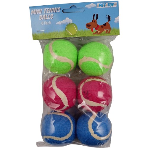 Mini Tennis Ball Dog Throw Toy (6) Compare Prices & Where To Buy