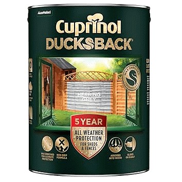 Cuprinol Ducksback Herring Grey (5 Litre) Compare Prices & Where To Buy Trolley.co.uk