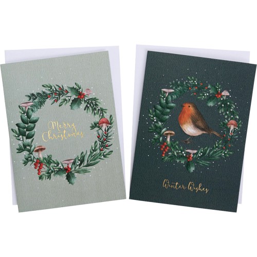 Sainsbury's Home Robin & Wreath (12) Compare Prices & Where To Buy