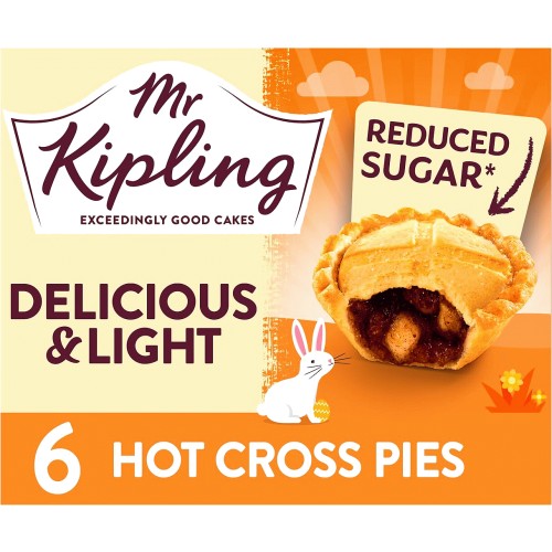 Mr Kipling Deliciously Good Hot Cross Pies (6) Compare Prices & Where