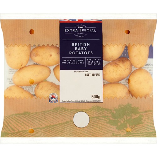 ASDA Extra Special British Baby Potatoes (500g) Compare Prices
