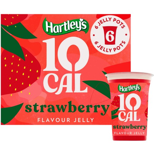 Hartley's 10 Cal Strawberry Jelly Pot Multipack (6 x 175g) Compare