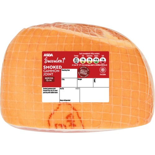 ASDA Butcher's Selection Smoked Boneless Gammon Joint (Typically 4.5kg