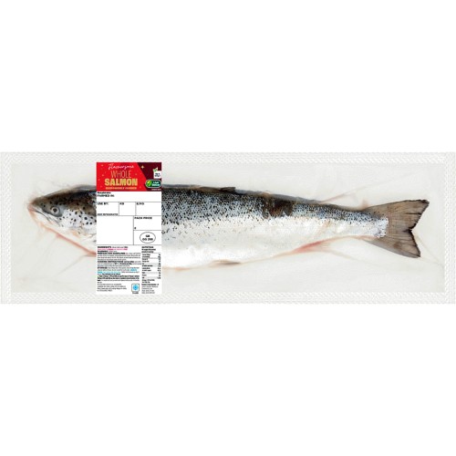 ASDA Flavoursome Whole Salmon (Typically 2.5kg) Per Kg Compare Prices