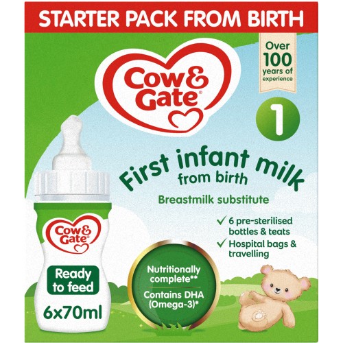 Cow & Gate 1 First Baby Milk Formula From Birth (800g) Compare Prices