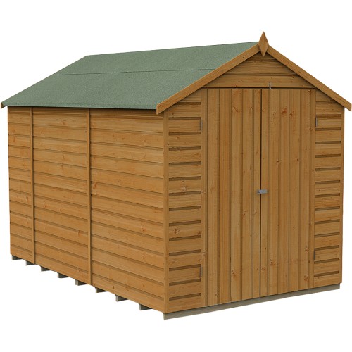 Forest Garden 6x10ft Windowless Double Door Shiplap Dip Treated Apex