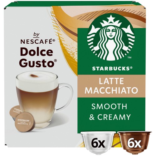 Starbucks by Nescafe Dolce Gusto Cappuccino Coffee Pods 12 Capsules (12