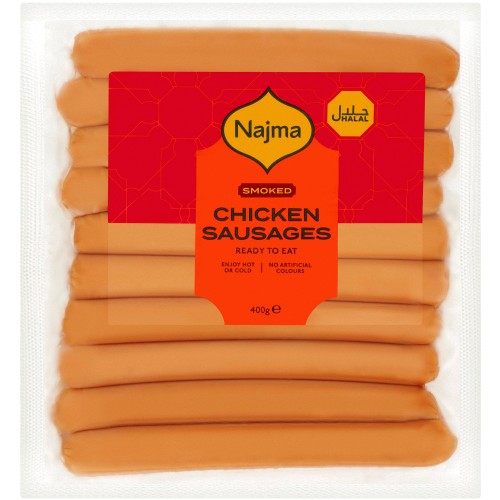 Najma Halal Chicken Smoked Sausages (400g) Compare Prices & Where To