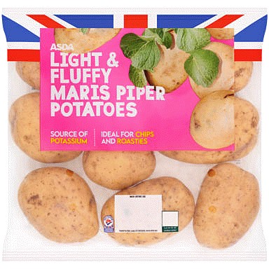ASDA Light & Fluffy Maris Piper Potatoes (2kg) Compare Prices & Where