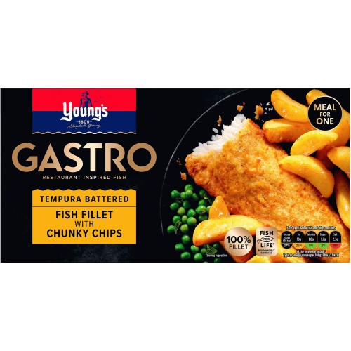 Youngs Gastro 2 Tempura Battered Fish Fillets (270g) Compare Prices