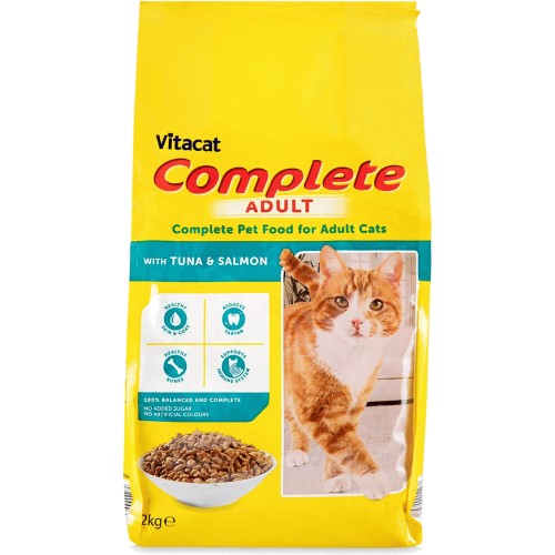 Vitacat Complete Pet Food For Adult Cats With Tuna & Salmon (2kg