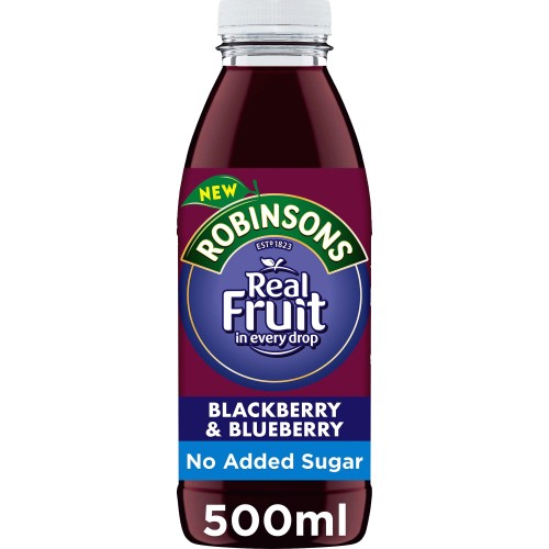 Robinsons Ready To Drink Blackberry & Blueberry Juice Drink (500ml