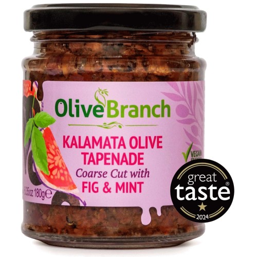 Olive Branch Kalamata Olive Tapenade with Fig & Mint (180g) Compare