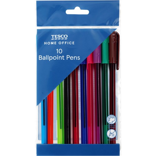 Tesco Rainbow Ballpoint Pens (10) Compare Prices & Where To Buy