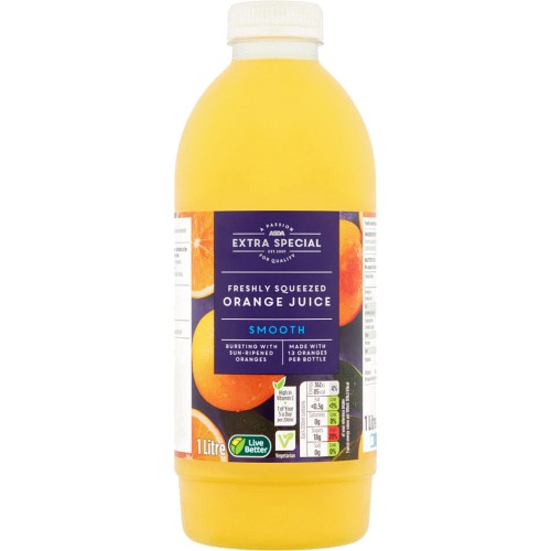 ASDA Extra Special Freshly Squeezed Smooth Orange Juice (1 Litre