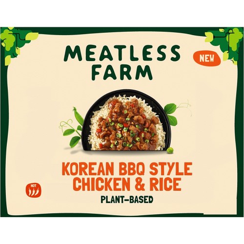 Meatless Farm Plant Based Korean Chicken And Rice Ready Meal (400g) Compare Prices & Where To