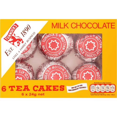 Tunnock's Milk Chocolate Tea Cakes (10 x 24g) Compare Prices