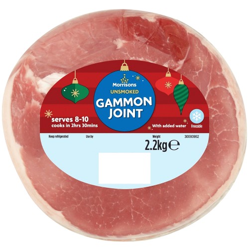 Morrisons Unsmoked Gammon Joint (2.2kg) Compare Prices & Where To Buy