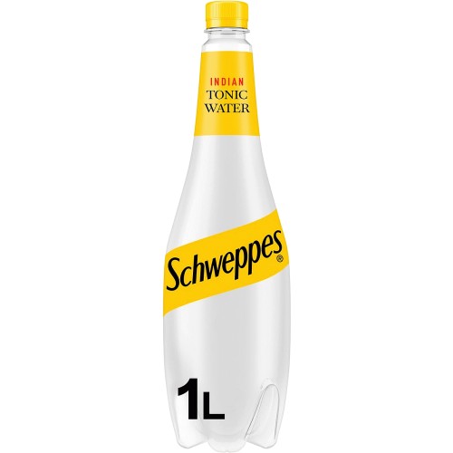 Schweppes Slimline Tonic Water with Lemon Zest 1litre (1 Litre