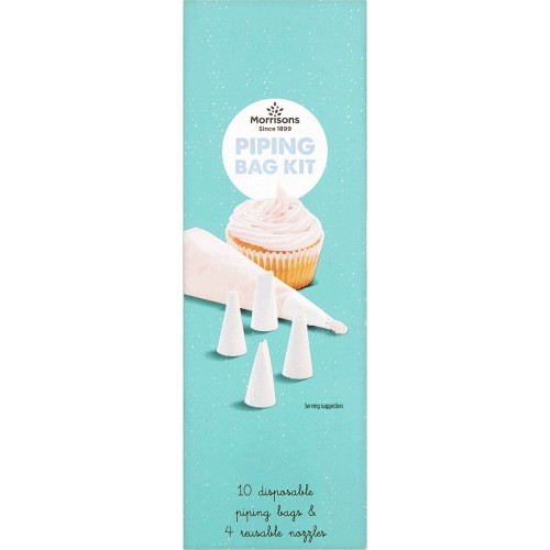 Morrisons Piping Bag & Nozzle Set 14 piece Compare Prices & Where To