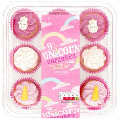 ASDA 9 Rose Cupcakes (9) Compare Prices Trolley.co.uk