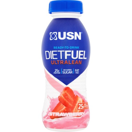 USN Diet Fuel Ultralean ReadyToDrink Strawberry Flavour (310ml