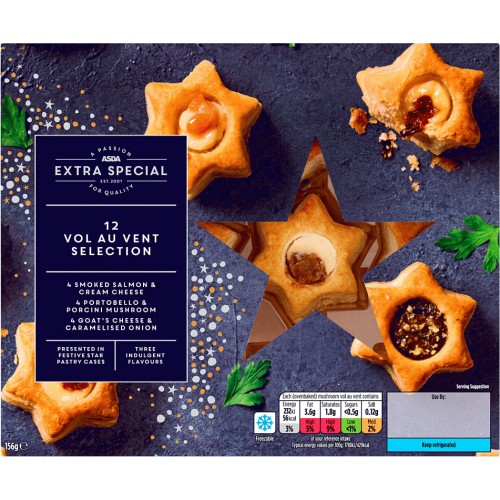 ASDA Extra Special 12 Vol au Vent Selection (156g) Compare Prices