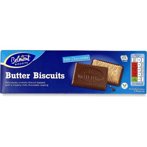 Belmont Milk Chocolate Butter Biscuits (125g) Compare Prices & Where To Buy Trolley.co.uk