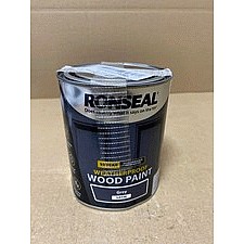 Ronseal 10 Year Weatherproof Wood Paint Black Satin (750ml) Compare