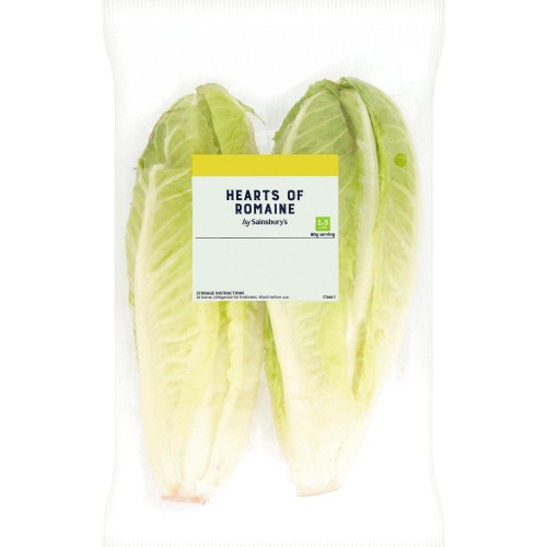 Sainsbury's Romaine Lettuce Hearts Twin Pack (2) Compare Prices