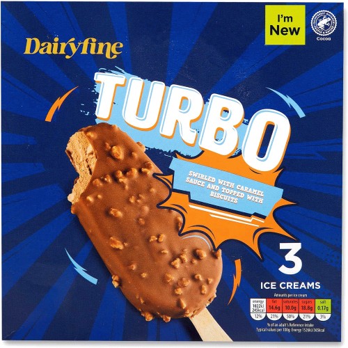 Dairyfine Turbo Milk Chocolate Ice Creams Compare Prices & Where To