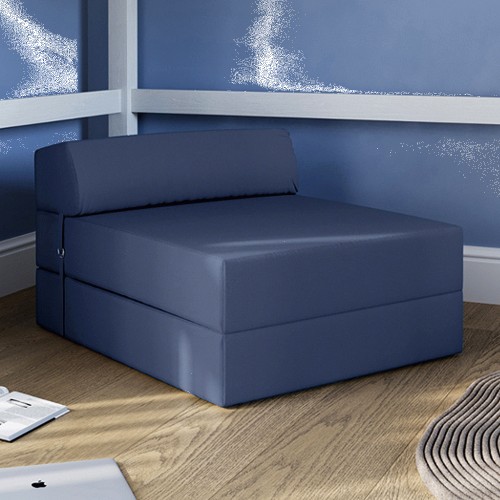 Flair Lime Green Portable Z Fold Futon Chair and Bed Compare Prices