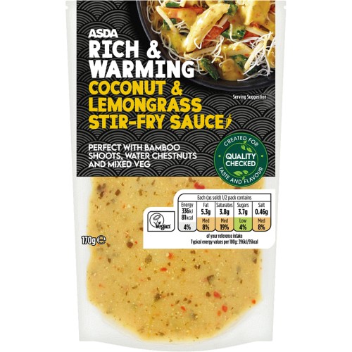ASDA Coconut & Lemongrass StirFry Sauce (170g) Compare Prices