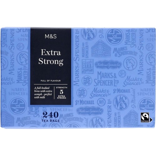 M&S Fairtrade Extra Strong Tea Bags (240) Compare Prices & Where To