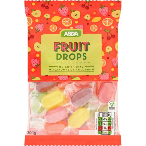 ASDA Fruit Drops Boiled Sweets (200g) Compare Prices & Where To Buy