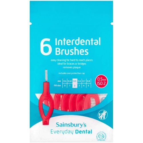 OraCare Interdental Brushes (6 x 0.6mm) Compare Prices & Where To Buy