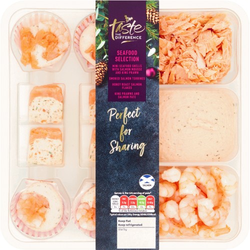 Sainsbury's Ready To Eat Seafood Platter Taste the Difference (424g