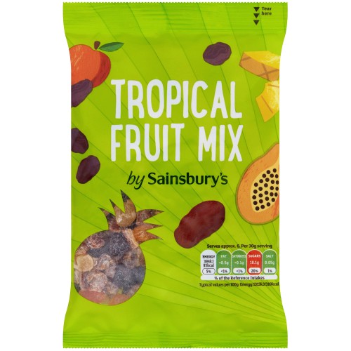 Sainsbury's Tropical Fruit Mix (200g) Compare Prices & Where To Buy