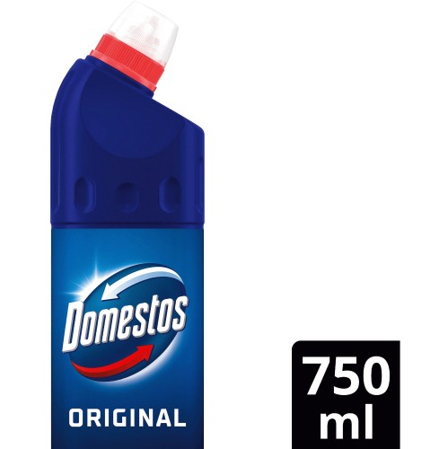Domestos Thick Bleach Original Toilet Cleaner Blue 750 (750ml