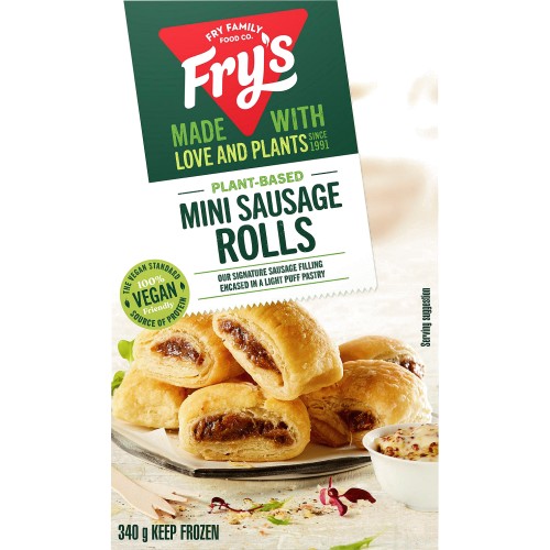 Fry's PlantBased Mini Sausage Rolls (340g) Compare Prices & Where To