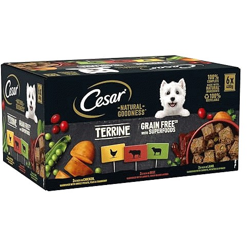 Chappie Adult Wet Dog Food Tins Favourites in Loaf (6 x 412g) Compare