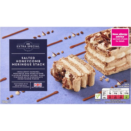 ASDA Extra Special Salted Honey & Belgian Chocolate Meringue Stack